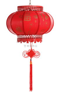 春节红灯笼图片ppt配图下载 熊猫办公