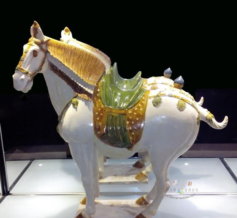 张二孬大师珍藏品 灯笼马 唐三彩陶瓷艺术收藏 贵重升值礼品