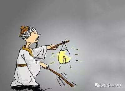 盲人挑灯笼