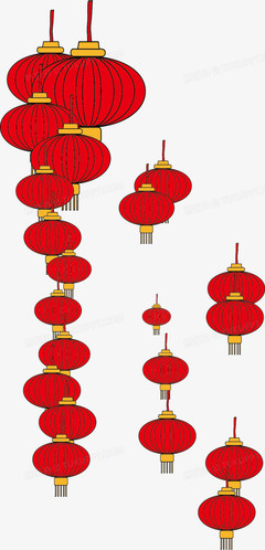 手绘灯笼PNG图片素材免费下载_png格式_890*1848像素_熊猫办公