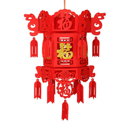 新年喜庆灯笼与福字 传统工艺与现代美学的完美融合